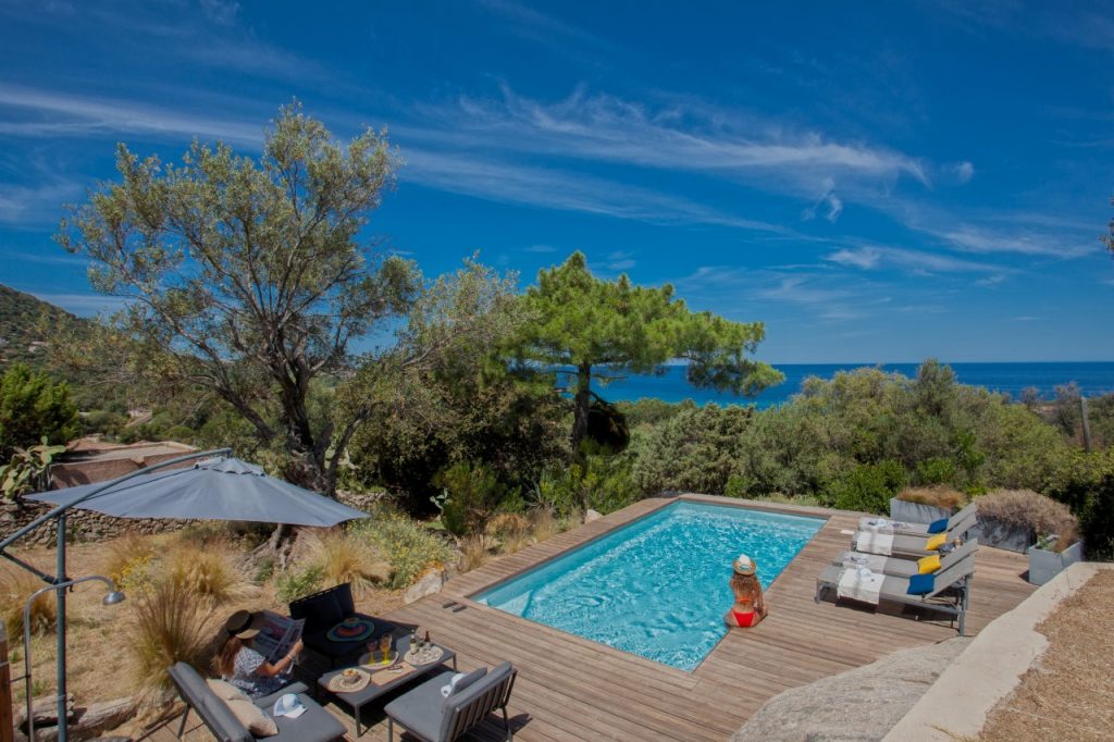 villa avec piscine à Ile Rousse